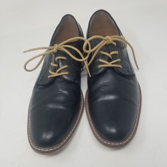 MADDEN DRESS SHOES. BLACK LEATHER LOOK SHOES 9M. - Picture 6 of 16